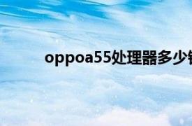 oppoa55处理器多少钱（oppoa5处理器多少）