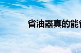 省油器真的能省油吗（省油器）