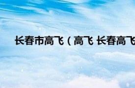 长春市高飞（高飞 长春高飞汽车维修服务有限公司创始人）