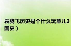 袁腾飞历史是个什么玩意儿3（历史是个什么玩意儿：袁腾飞说中国史）