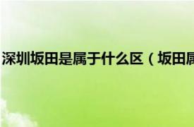 深圳坂田是属于什么区（坂田属于深圳哪个区相关内容简介介绍）