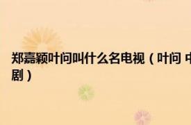 郑嘉颖叶问叫什么名电视（叶问 中国大陆2013年郑嘉颖、韩雪主演的电视剧）