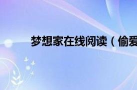 梦想家在线阅读（偷爱 梦想家中文网签约作品）