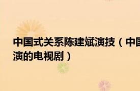 中国式关系陈建斌演技（中国式关系 2016年陈建斌、马伊琍主演的电视剧）