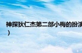 神探狄仁杰第二部小梅的扮演者（小梅 《神探狄仁杰》中的人物）