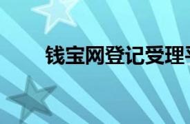 钱宝网登记受理平台入口（钱宝网）