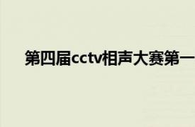 第四届cctv相声大赛第一名（第一届CCTV相声大赛）