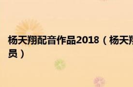 杨天翔配音作品2018（杨天翔 中国内地配音演员、729声工场成员）