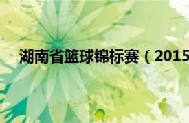 湖南省篮球锦标赛（2015年长沙亚洲男子篮球锦标赛）