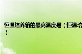 恒温培养箱的最高温度是（恒温培养箱的使用最高温度为相关内容简介介绍）