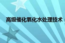 高级催化氧化水处理技术（HQ系列高效催化氧化设备）