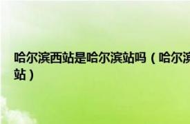 哈尔滨西站是哈尔滨站吗（哈尔滨西站 中国黑龙江省哈尔滨市境内铁路车站）