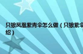 只狼凤凰紫青伞怎么做（只狼紫伞怎么做-只狼紫伞如何做相关内容简介介绍）