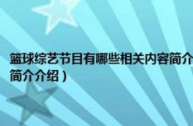 篮球综艺节目有哪些相关内容简介介绍英语（篮球综艺节目有哪些相关内容简介介绍）