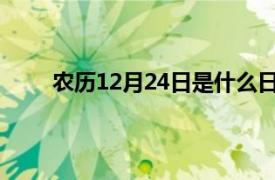 农历12月24日是什么日子（2月24日是什么日子）