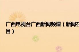 广西电视台广西新闻频道（新闻在线 广西广播电视台新闻频道民生新闻栏目）