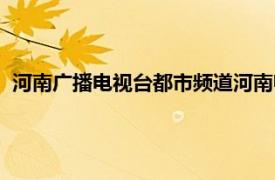 河南广播电视台都市频道河南师德（河南广播电视台都市频道）