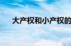 大产权和小产权的区别在哪里?2020年