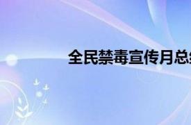 全民禁毒宣传月总结（全民禁毒宣传月）