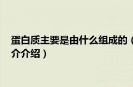 蛋白质主要是由什么组成的（蛋白质是由什么组成的相关内容简介介绍）