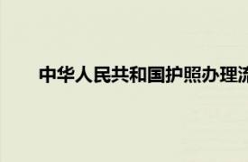 中华人民共和国护照办理流程（中国公民护照办理指南）