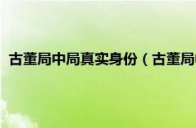 古董局中局真实身份（古董局中局谁是坏人相关内容简介介绍）