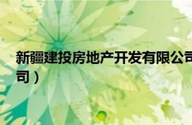 新疆建投房地产开发有限公司招聘（新疆建投房地产开发有限公司）