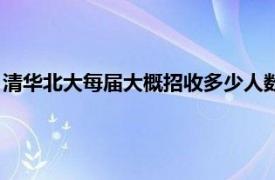 清华北大每届大概招收多少人数（清华北大每届大概招收多少人）