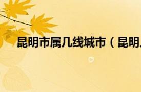 昆明市属几线城市（昆明几线城市相关内容简介介绍）