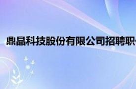 鼎晶科技股份有限公司招聘职位（晶鼎聚龙控股集团有限公司）