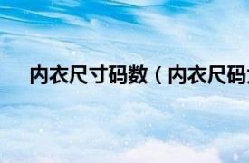 内衣尺寸码数（内衣尺码大小分类相关内容简介介绍）