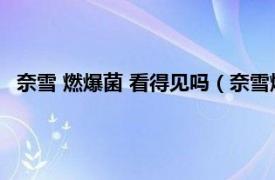 奈雪 燃爆菌 看得见吗（奈雪燃爆菌是什么相关内容简介介绍）