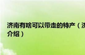 济南有啥可以带走的特产（济南特产有哪些可带走相关内容简介介绍）