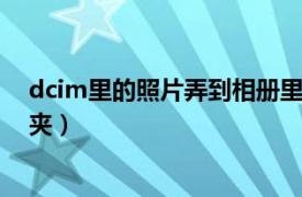 dcim里的照片弄到相册里（DCIM 手机里存放照片的文件夹）