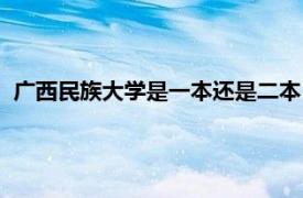 广西民族大学是一本还是二本（广西师范大学是一本还是二本）