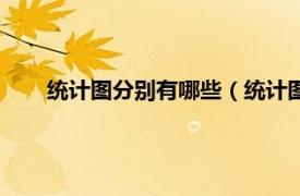 统计图分别有哪些（统计图有哪几种相关内容简介介绍）