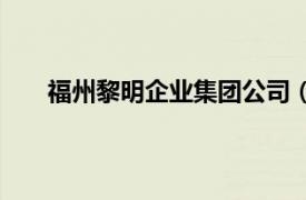 福州黎明企业集团公司（福建省黎明企业集团公司）