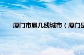 厦门市属几线城市（厦门是几线城市相关内容简介介绍）