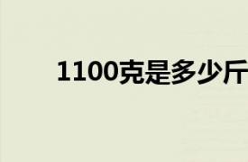 1100克是多少斤（100克是多少斤）