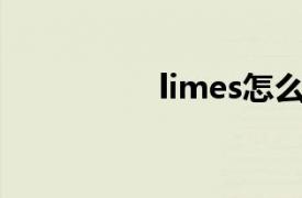 limes怎么读（Limes）