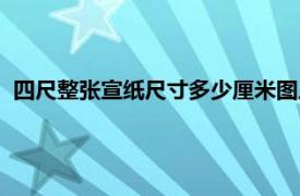 四尺整张宣纸尺寸多少厘米图片（四尺整张宣纸尺寸多少厘米）