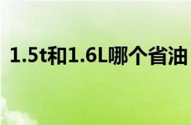 1.5t和1.6L哪个省油（1.5t和1.5l哪个省油）