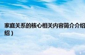 家庭关系的核心相关内容简介介绍怎么写（家庭关系的核心相关内容简介介绍）