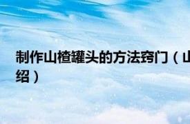 制作山楂罐头的方法窍门（山楂罐头的自制方法相关内容简介介绍）