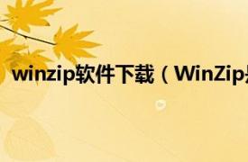 winzip软件下载（WinZip是什么软件相关内容简介介绍）