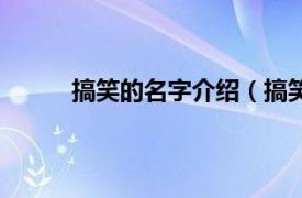 搞笑的名字介绍（搞笑名字相关内容简介介绍）