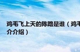 鸡毛飞上天的陈路是谁（鸡毛飞上天陈路结局是什么相关内容简介介绍）