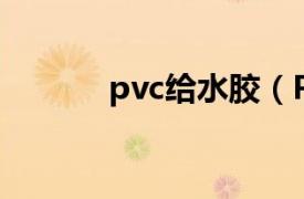 pvc给水胶（PVC塑料用胶水）