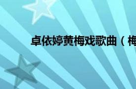 卓依婷黄梅戏歌曲（梅花三弄 卓依婷演唱歌曲）