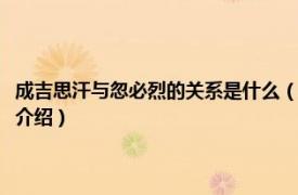 成吉思汗与忽必烈的关系是什么（忽必烈和成吉思汗什么关系相关内容简介介绍）